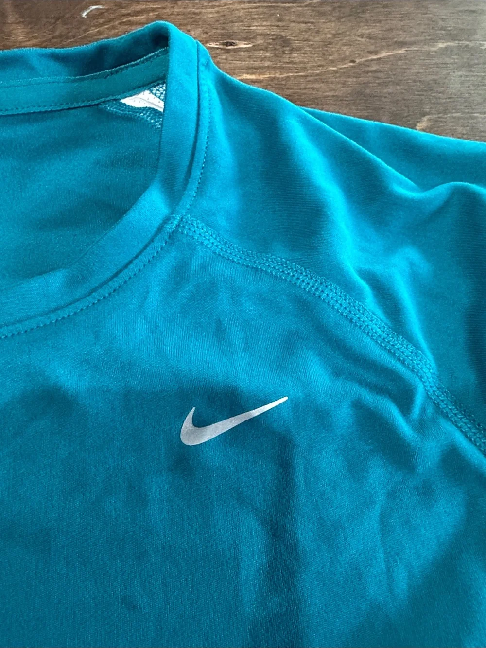 Nike Long Sleeve Dri-FIT Top - Teal